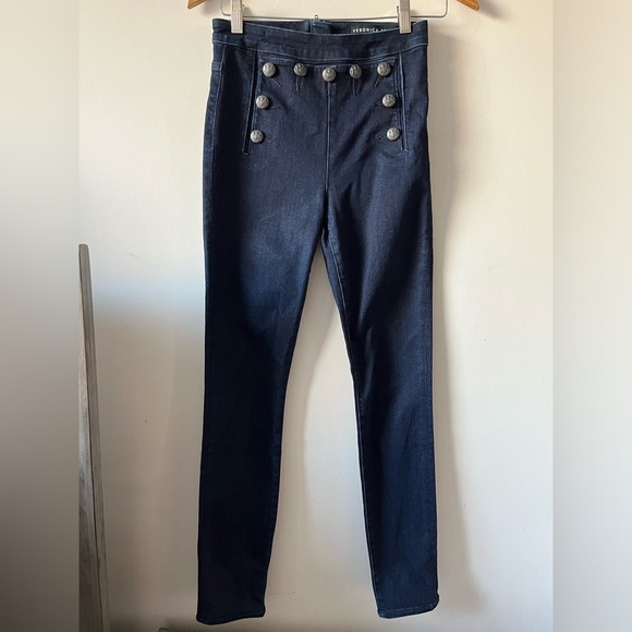 Veronica Beard Jane Sailor Skinny Jeans Size 25 / 0 - Picture 3 of 10